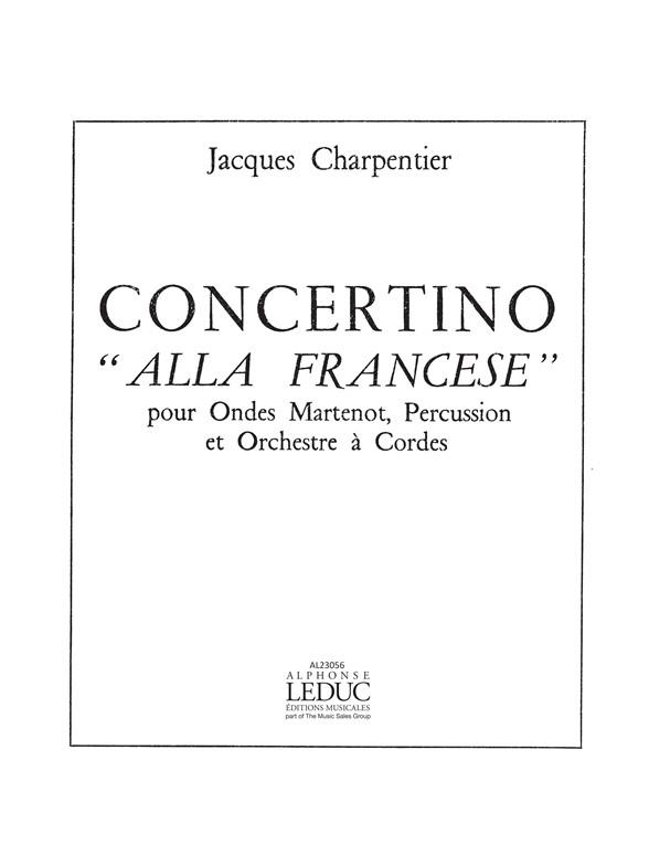 Jacques Charpentier: Concertino alla Francese