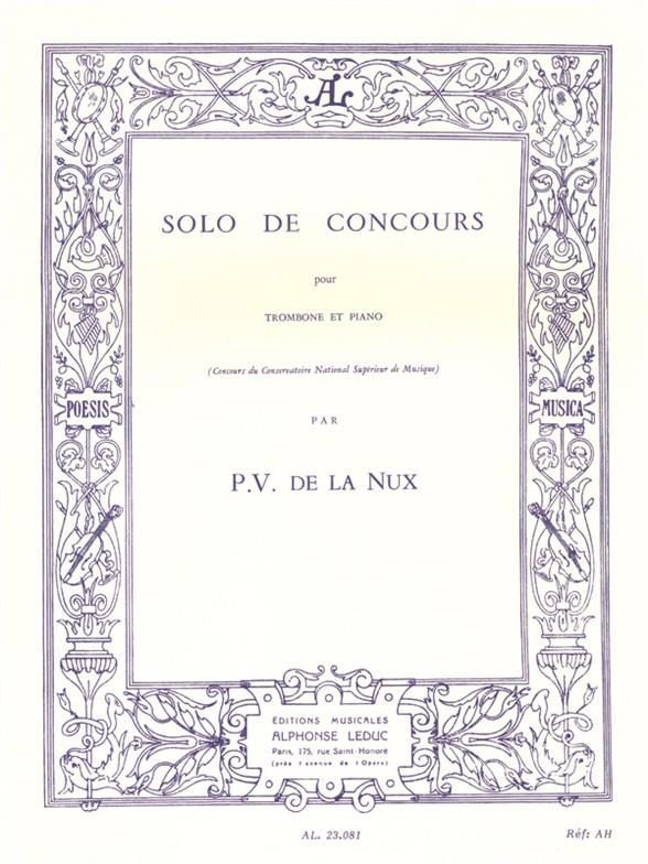 Paul Veronge De La Nux: Solo de Concours