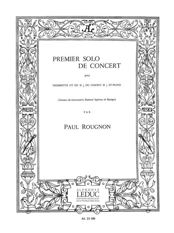 Rougnon: Premier Solo De Concert.