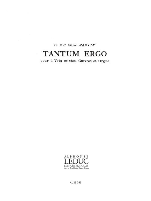 J. Charpentier: Tantum Ergo