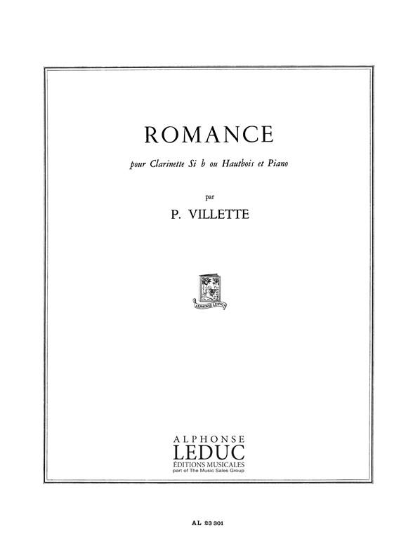 Pierre Villette: Romance Op.30