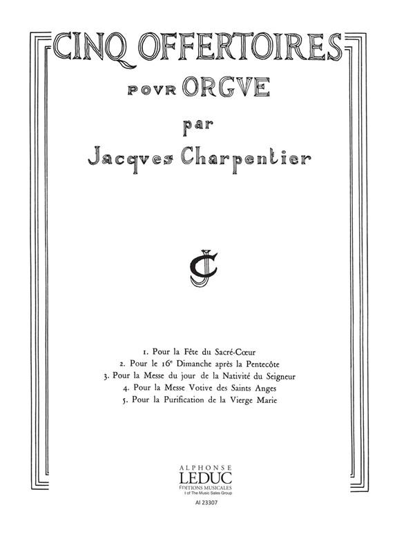 J. Charpentier: 5 Offuertoires