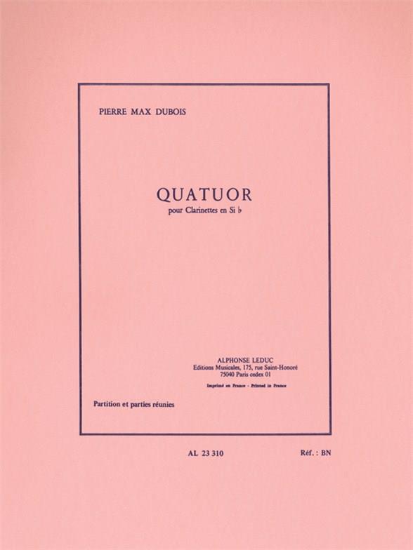 Dubois: Quatuor
