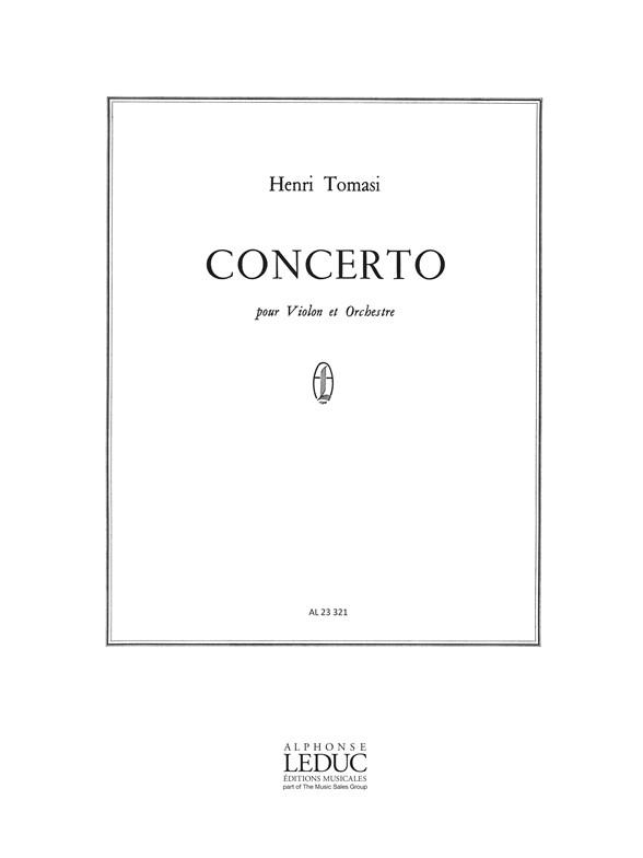 Henri Tomasi: Concerto-Violon Orchestre