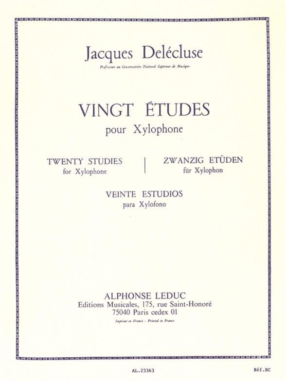 J. Delecluse: 20 Etudes