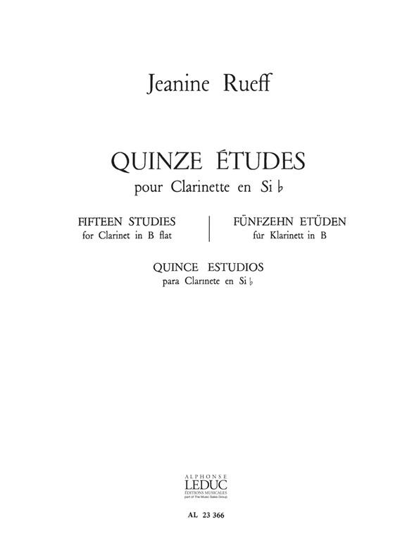 Rueff: 15 Etudes