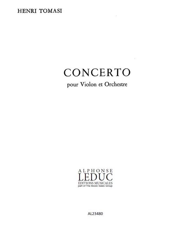 Henri Tomasi: Concerto-Violon Orchestre