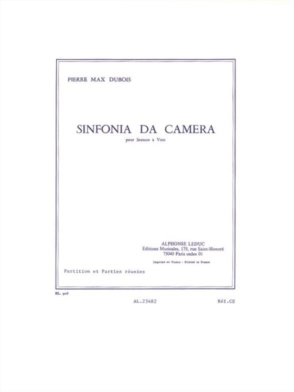 Pierre Max Dubois: Sinfonia da Camera, for Wind Sextet