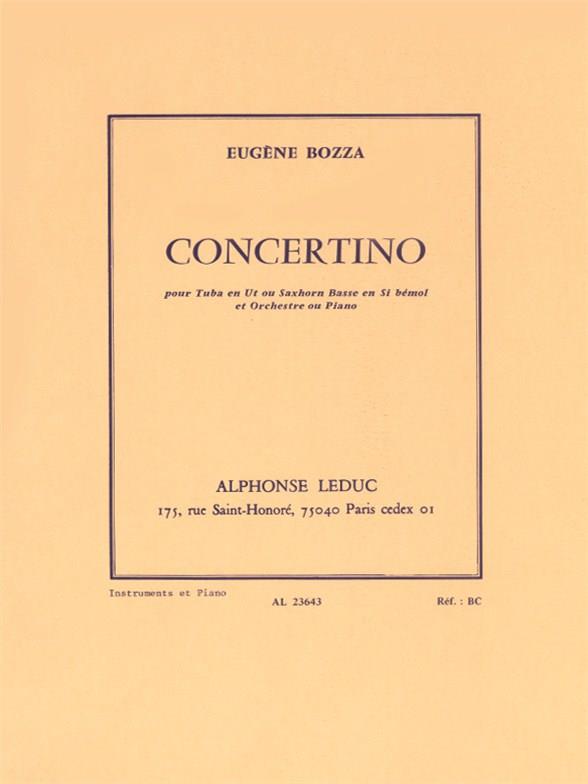 Eugène Bozza: Concertino -Tuba Et Orch