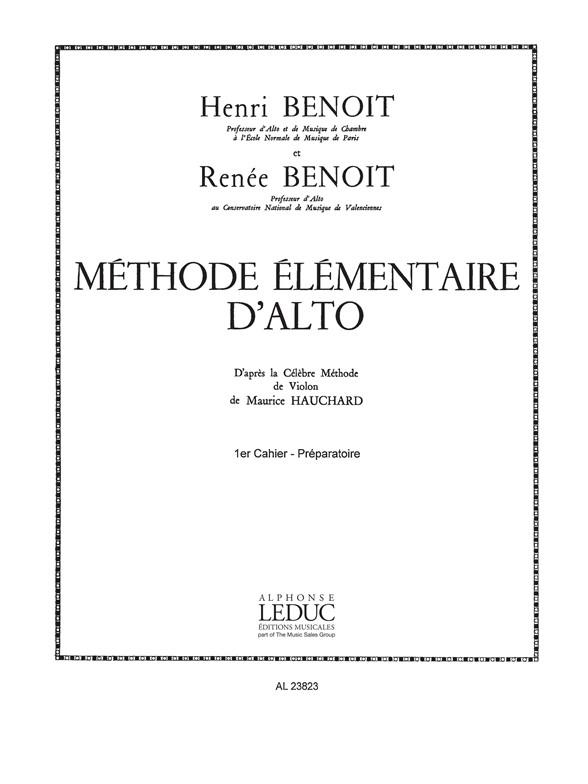 H.R. Benoît: Méthode élémentaire Vol.1