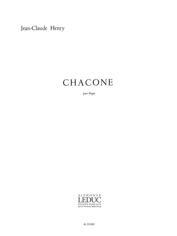 J.Cl. Henry: Chacone