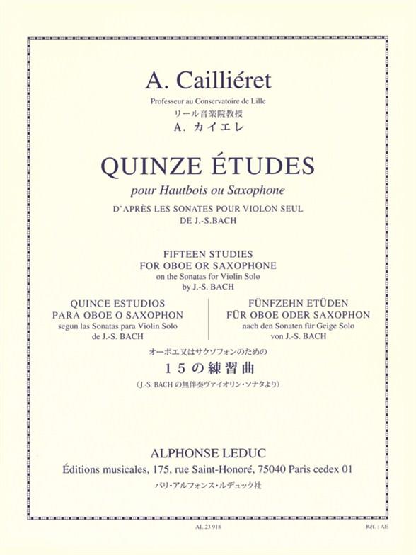André Cailliéret: 15 Etudes