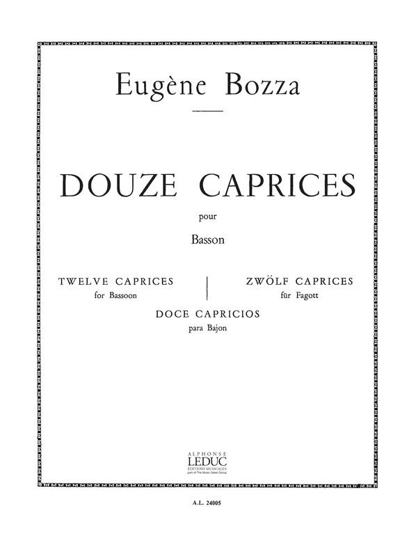 Eugene Bozza: 12 Capricci