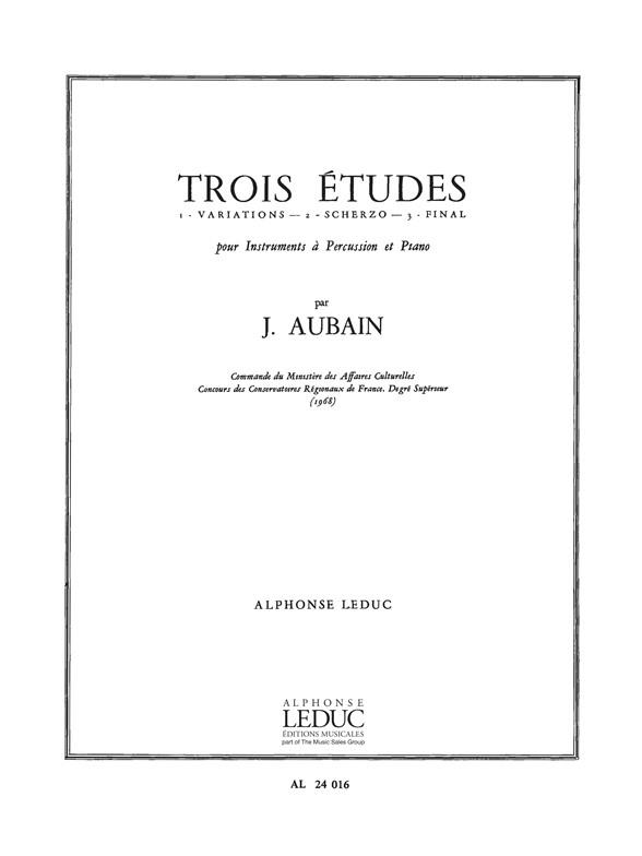 J. Aubain: 3 Etudes