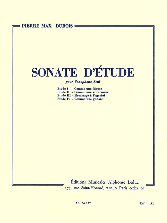 P.M. Dubois: Sonate D'Etude