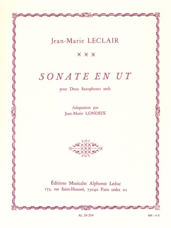 Jean-Marie Leclair: Sonata en Ut