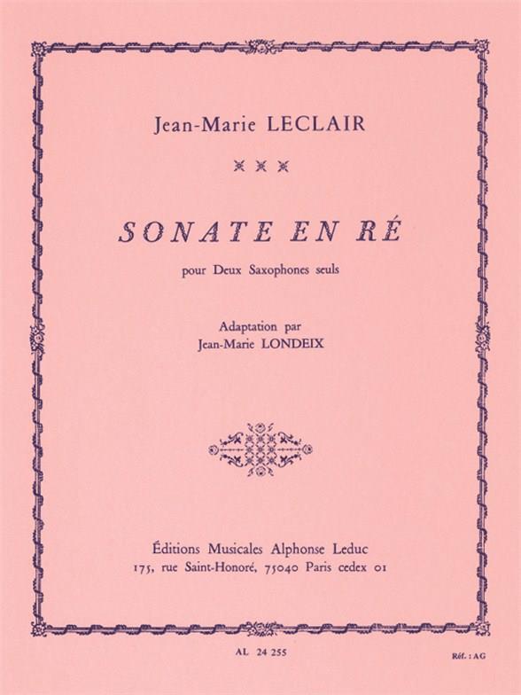 Leclair: Sonate En Re