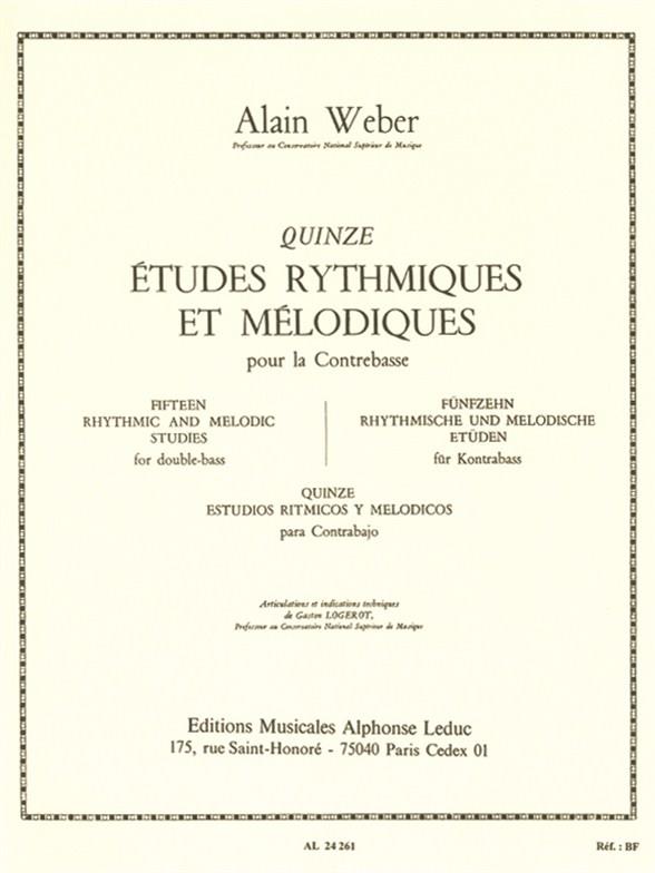 Alain Weber: 15 Rhythmic And Melodic Studies