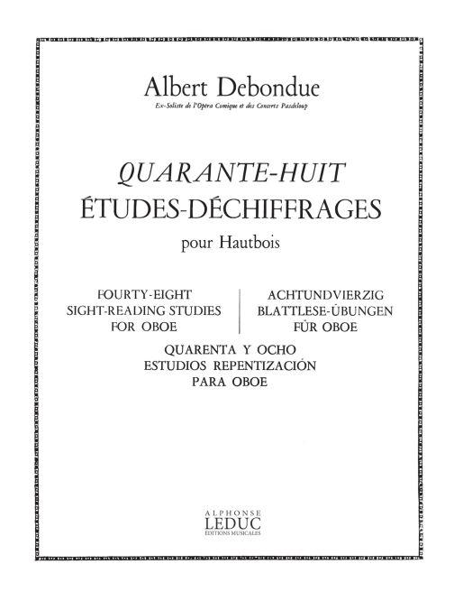 Albert Debondue: 48 Etudes-Dechiffrages