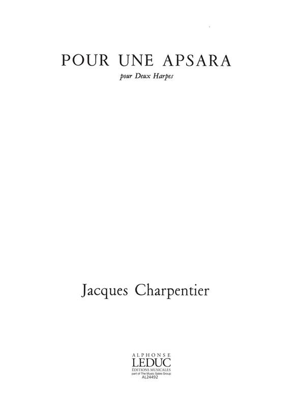 J. Charpentier: Pour Une Apsara