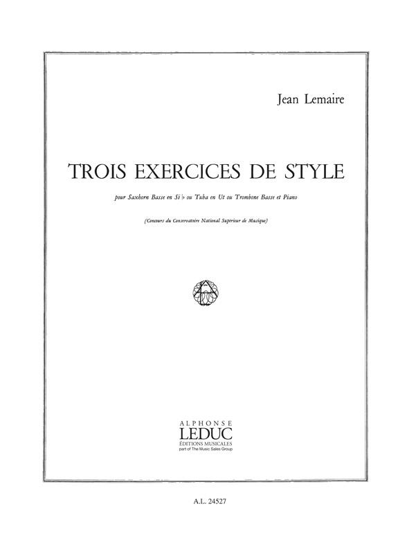 Jean Lemaire: Trois Exercices de Style