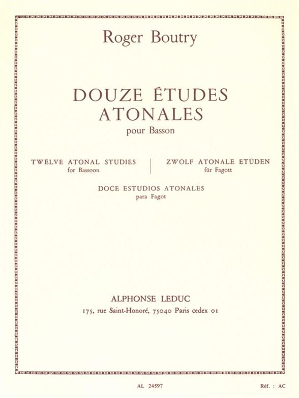 Roger Boutry: 12 Etudes Atonales