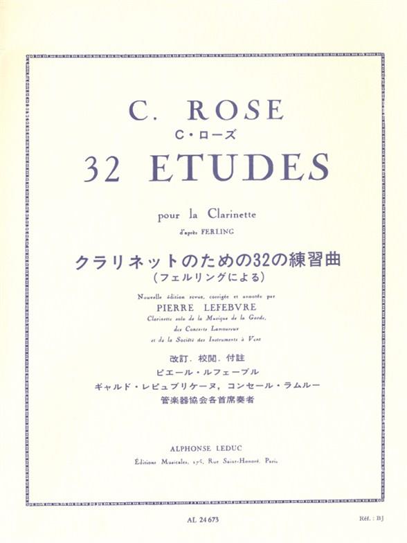 Cyrille Rose_Pierre Lefebvre: 32 studies