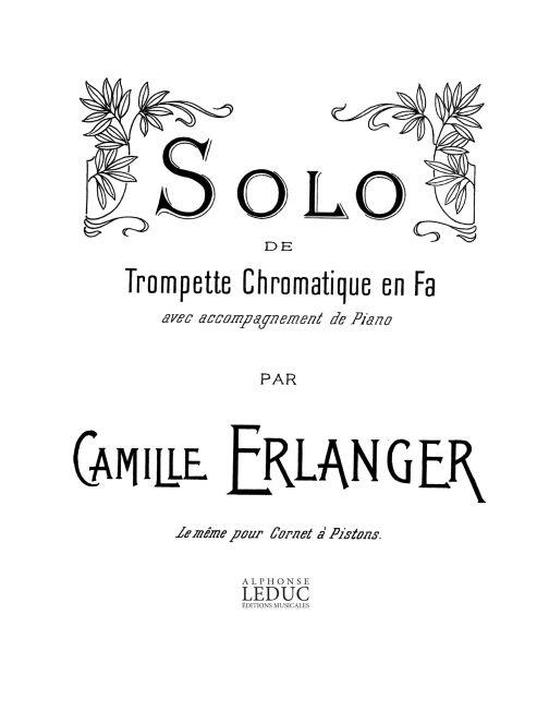 Erlanger: Solo