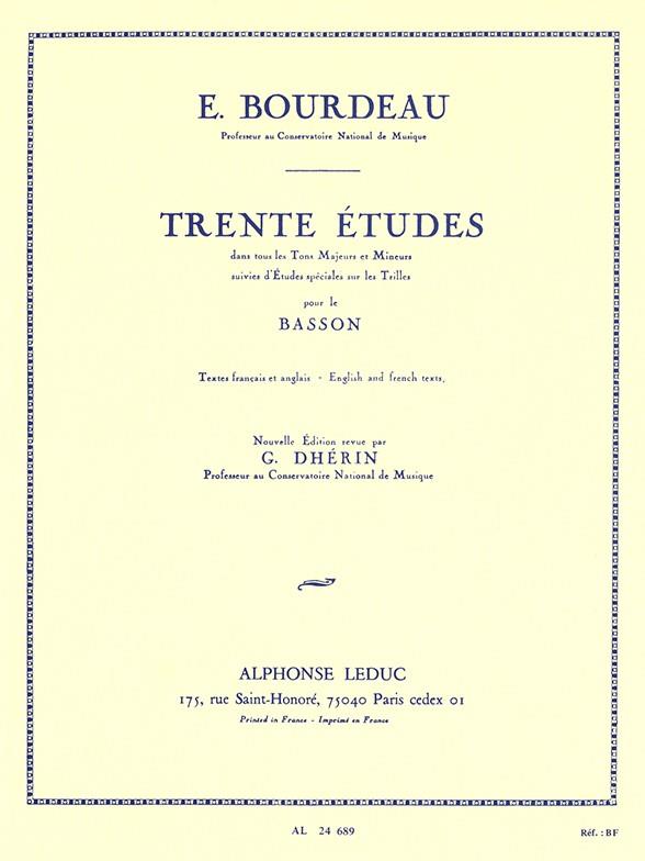 Bourdeau: 30 Etudes