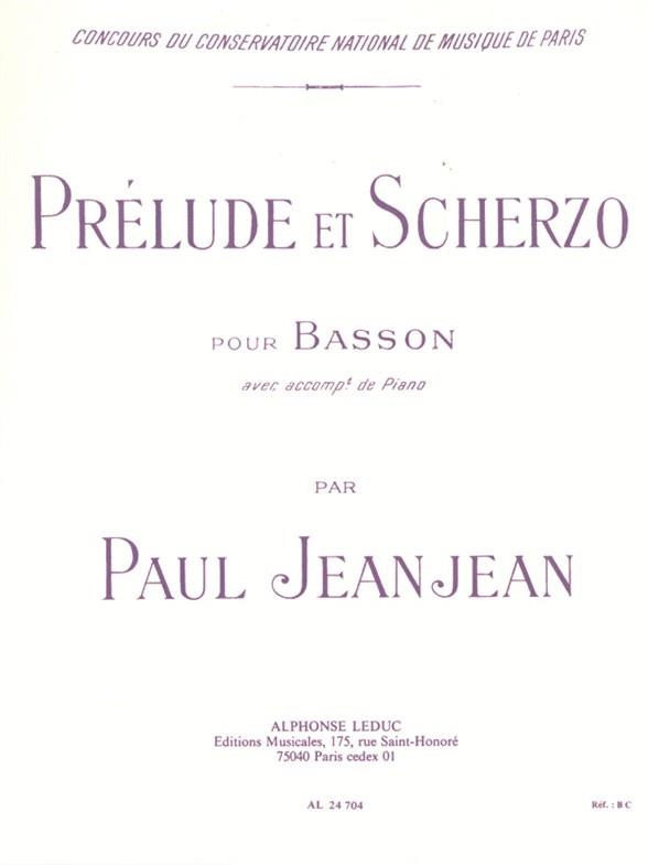 Paul Jeanjean: Prelude Et Scherzo