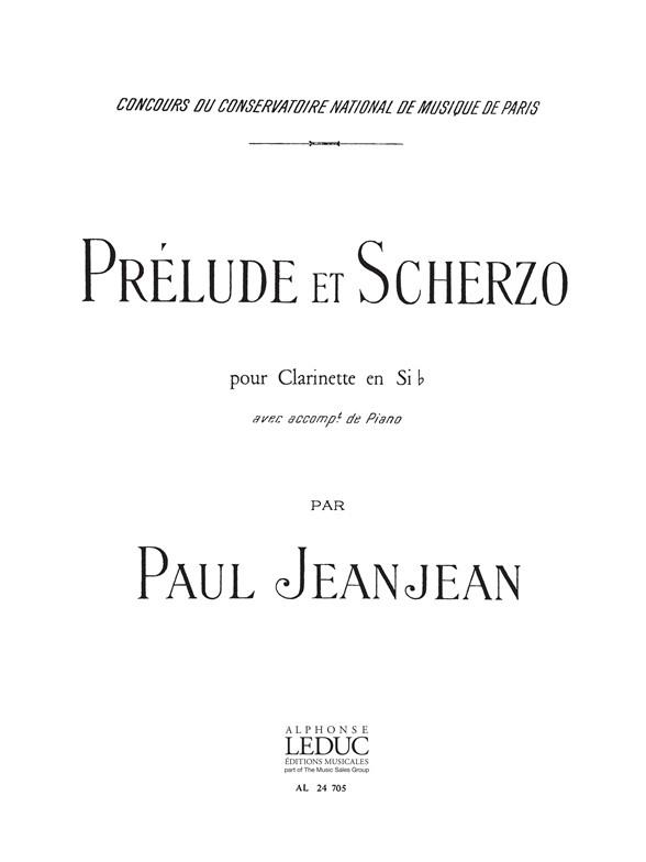 Paul Jeanjean: Prélude et Scherzo