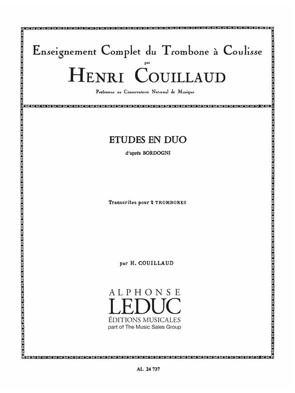 Henri Couillaud: Etudes en Duo d'apres Bordogni
