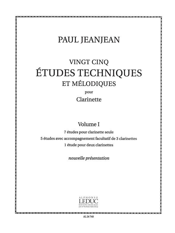 25 etudes Techniques et Melodiques Vol.1