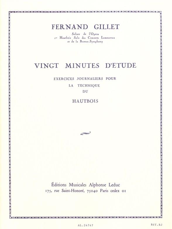 Ferdinand Gillet: 20 Minutes d'Etude