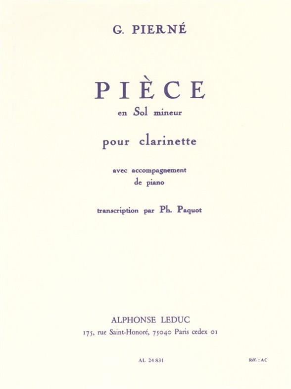 Gabriel Pierne: Pièce in G minor