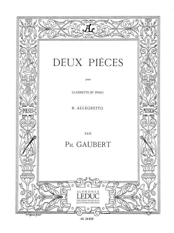 Philippe Gaubert: 2 Pieces No.2: Allegretto