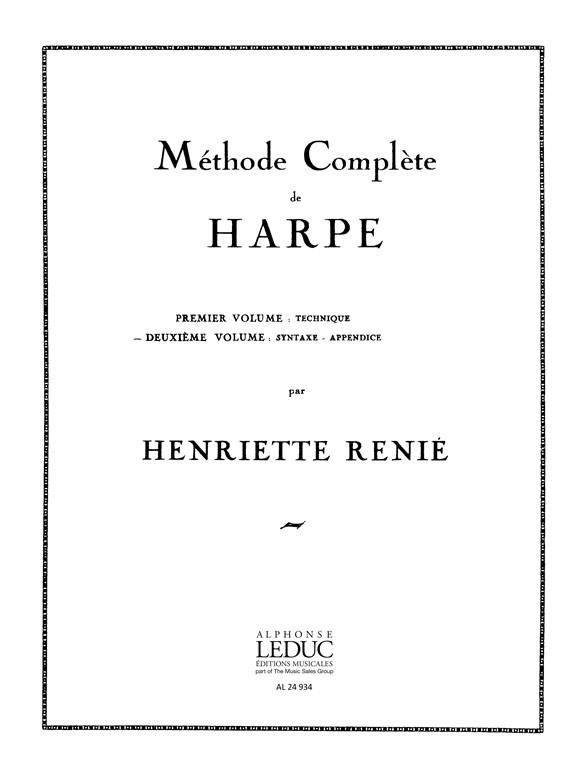 Methode de Harpe vol. 2 Harp French