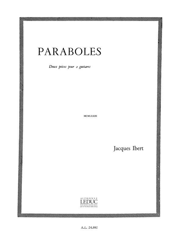 Jacques Ibert: Paraboles