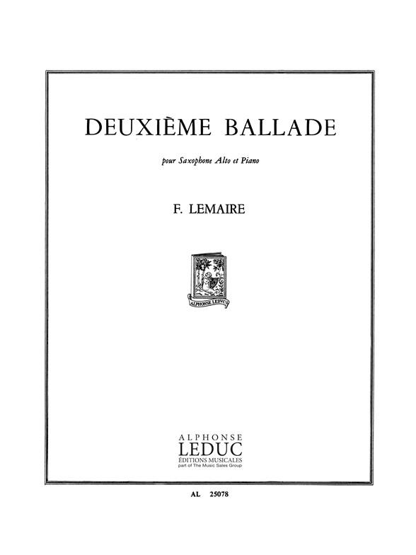 F. Lemaire: Ballade N02