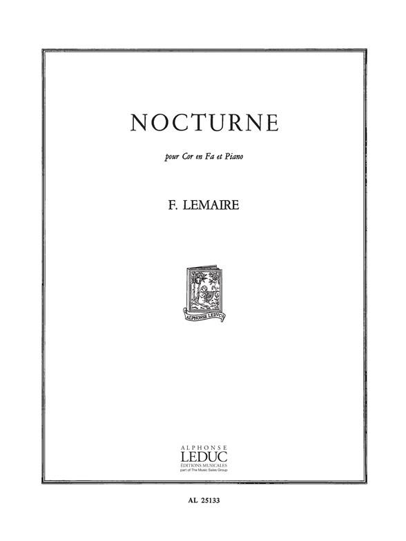 Lemaire: Nocturne Cor En Fa Et Piano