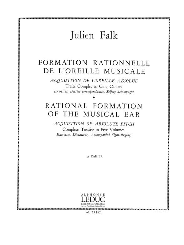 Formation Rationnelle Del'Oreille Musicale Vol. 1