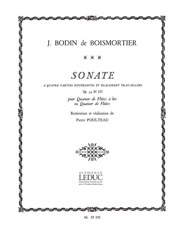 Sonate Op.34, No.3 en 4 Parties…