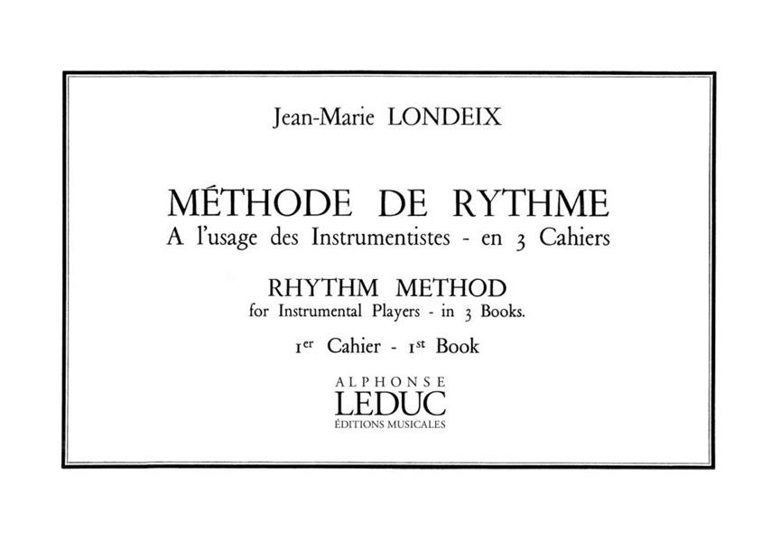 Jean-Marie Londeix: Methode de Rythme Vol.1