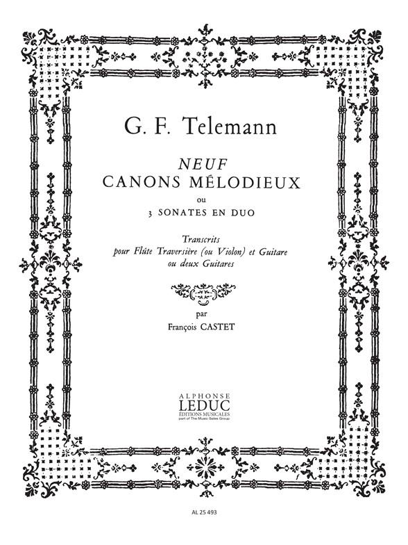 Georg Philipp Telemann: 9 Canons melodieux