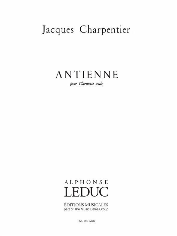 J. Charpentier: Antienne