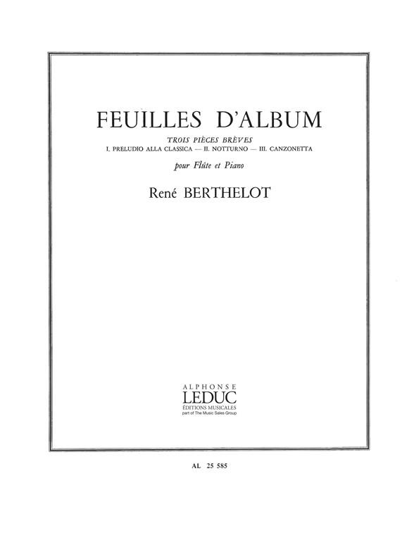 René Berthelot: Feuilles D’Album