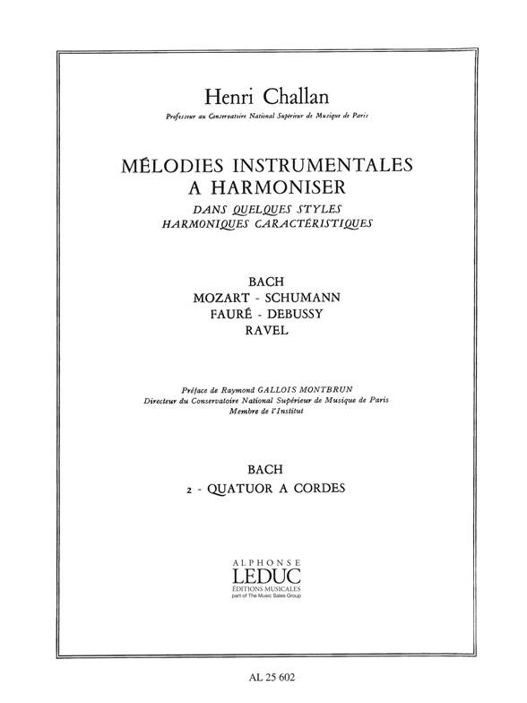 Melodies Instrumentales a Harmoniser Vol. 02