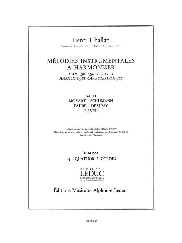Melodies Instrumentales a Harmoniser Vol. 14