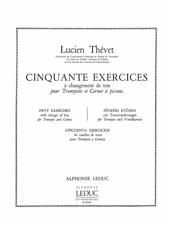 Lucien Thevet: 50 Exercices a Changements de Tons