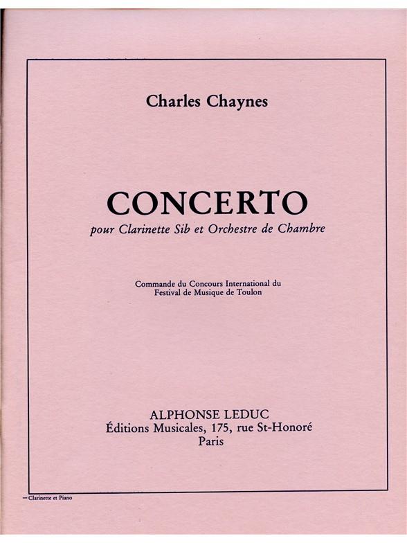 Chaynes: Concerto-Clar. Et Orchestre
